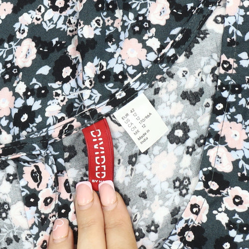 DIVIDED by H&M Women's Floral Shift Dress Size 14