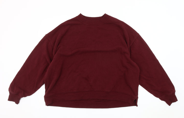 American Eagle Men’s Red Pullover Sweatshirt S