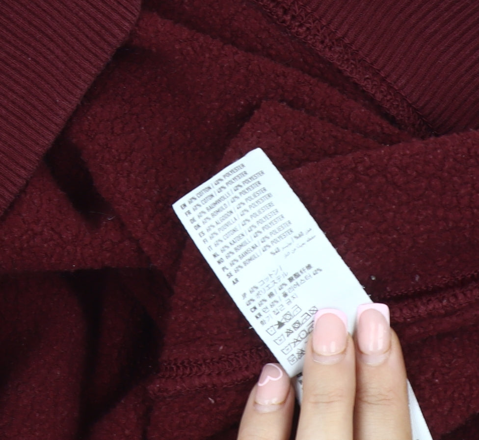 American Eagle Men’s Red Pullover Sweatshirt S