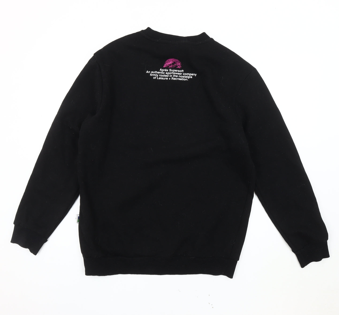 Aprex Men's Black Graphic Sweatshirt M