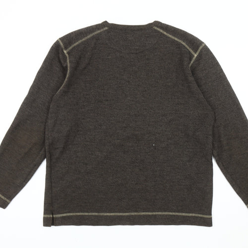 Rocha John Rocha Men's Grey Pullover Sweatshirt S Logo