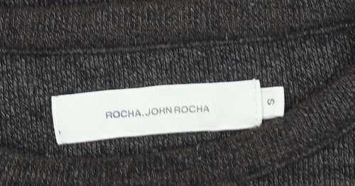 Rocha John Rocha Men's Grey Pullover Sweatshirt S Logo