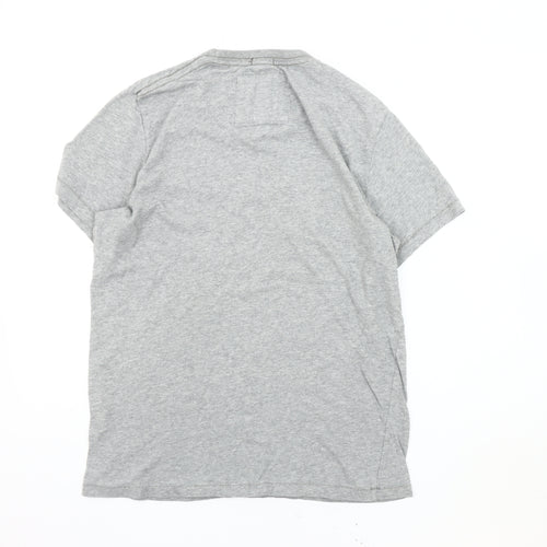 Abercrombie & Fitch Men's Grey Graphic T-Shirt L