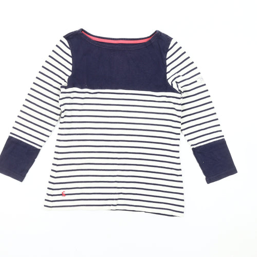 Joules Women's Striped Multicoloured T-Shirt, Size 6