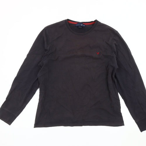 Complices Eagle Men's Black Long Sleeve T-Shirt MT