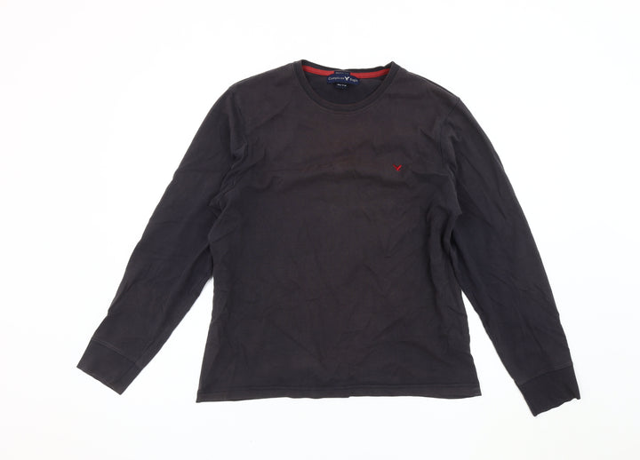 Complices Eagle Men's Black Long Sleeve T-Shirt MT