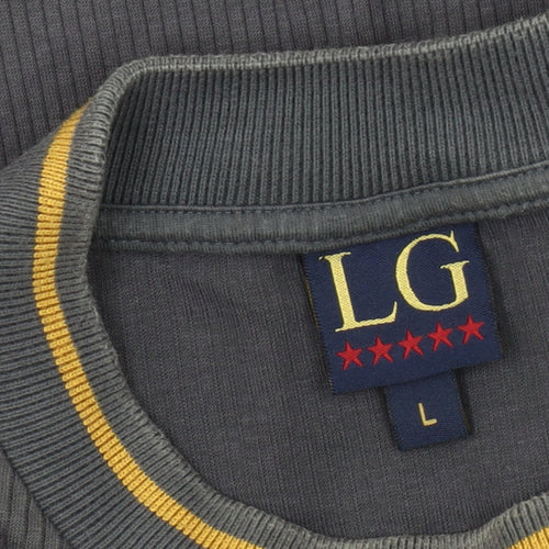 LG Men's Grey Modal Cotton T-Shirt Large