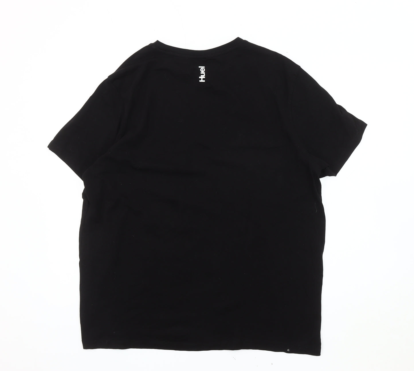 Huel Men's Black Cotton Short Sleeve T-Shirt 2XL