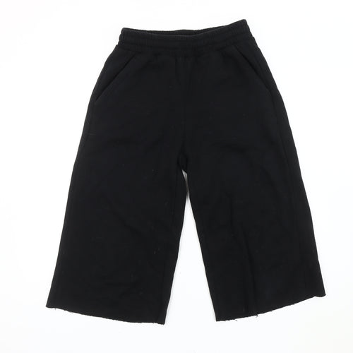 Bershka Women's Black Jogger Trousers Size 8
