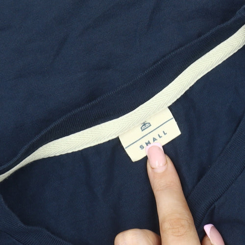 Moncat Men's Blue Graphic Bicycle T-Shirt, S, Crew Neck