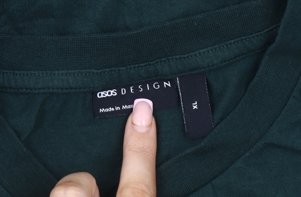 ASOS Design Men's Green XL Nashville Graphic T-Shirt