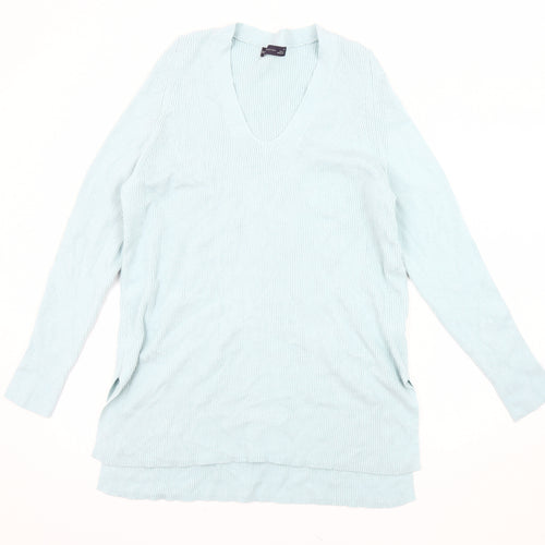 Marks and Spencer Women's Blue Pullover Jumper, Size 14
