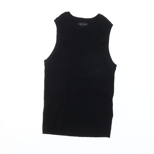 New Look Women's Black Tank Top Size 14