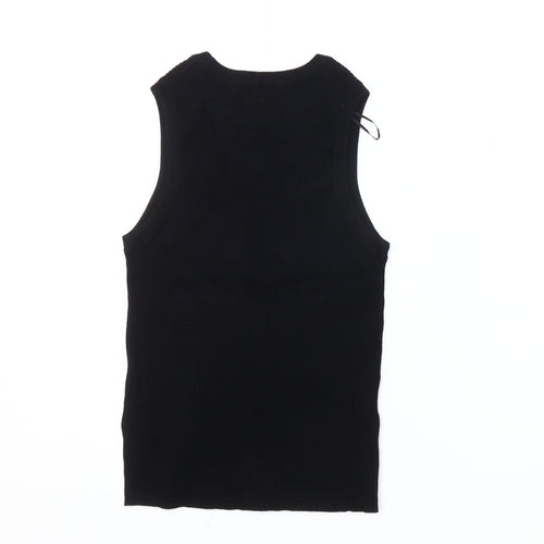 New Look Women's Black Tank Top Size 14