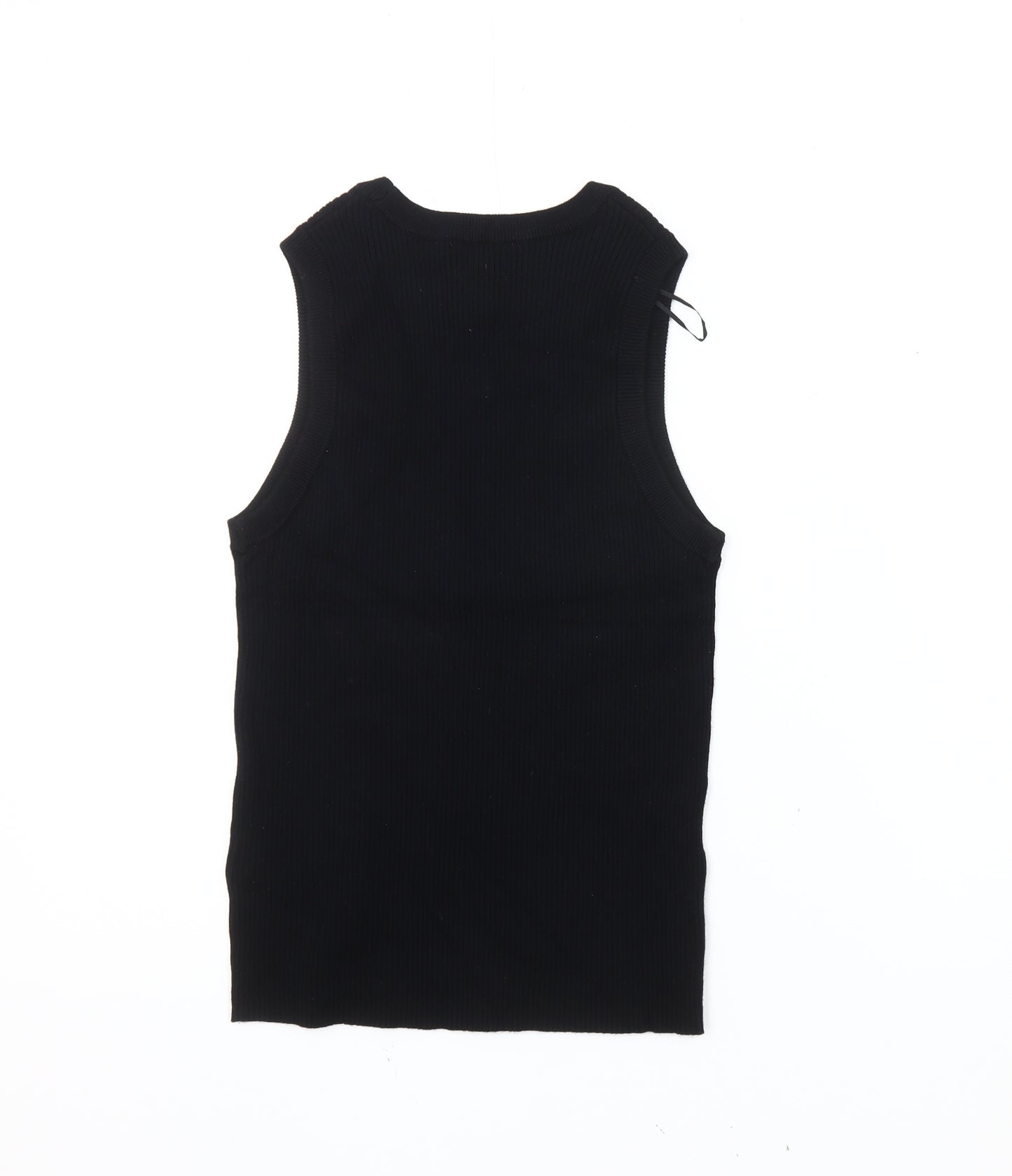New Look Women's Black Tank Top Size 14