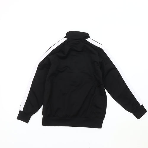 Lonsdale Boys Black Polyester Track Jacket 9-10 Years