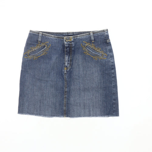 Lee Cooper Women's Denim Blue Pencil Skirt Size 10