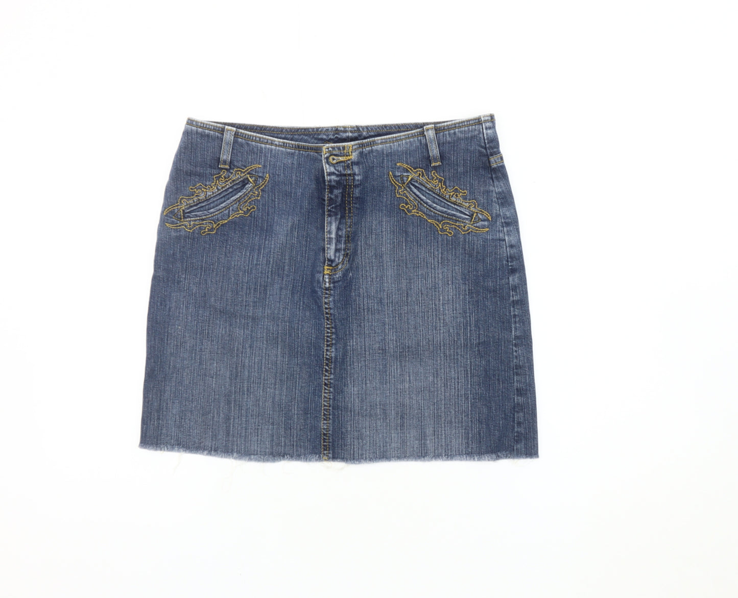 Lee Cooper Women's Denim Blue Pencil Skirt Size 10