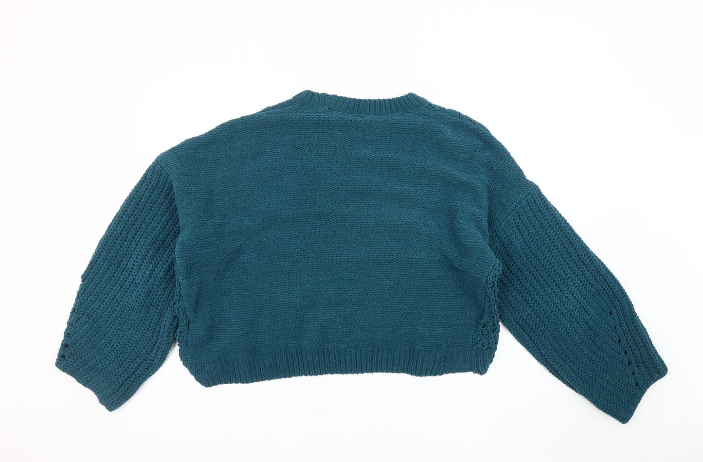 Urban Outfitters Women's Blue Crew Neck Pullover Jumper L