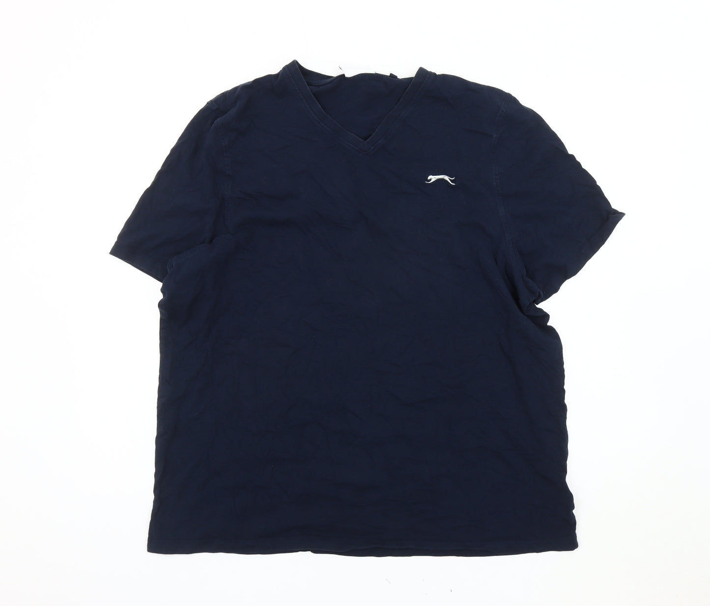 Slazenger Men's Blue 2XL V-Neck T-Shirt