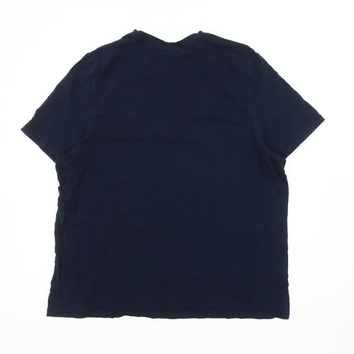 Slazenger Men's Blue 2XL V-Neck T-Shirt