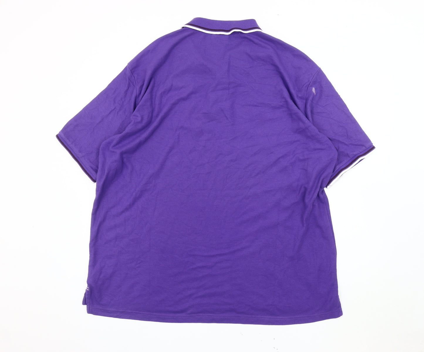 Slazenger Men's 3XL Purple Polo Shirt - Classic Casual Wear