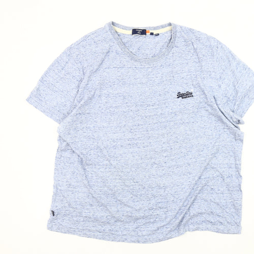 Superdry Men's Blue 2XL Crew Neck T-Shirt