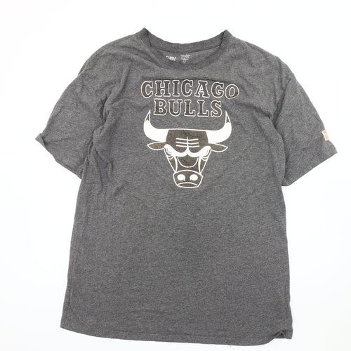 NBA Chicago Bulls Grey Unisex T-Shirt Size 10-12