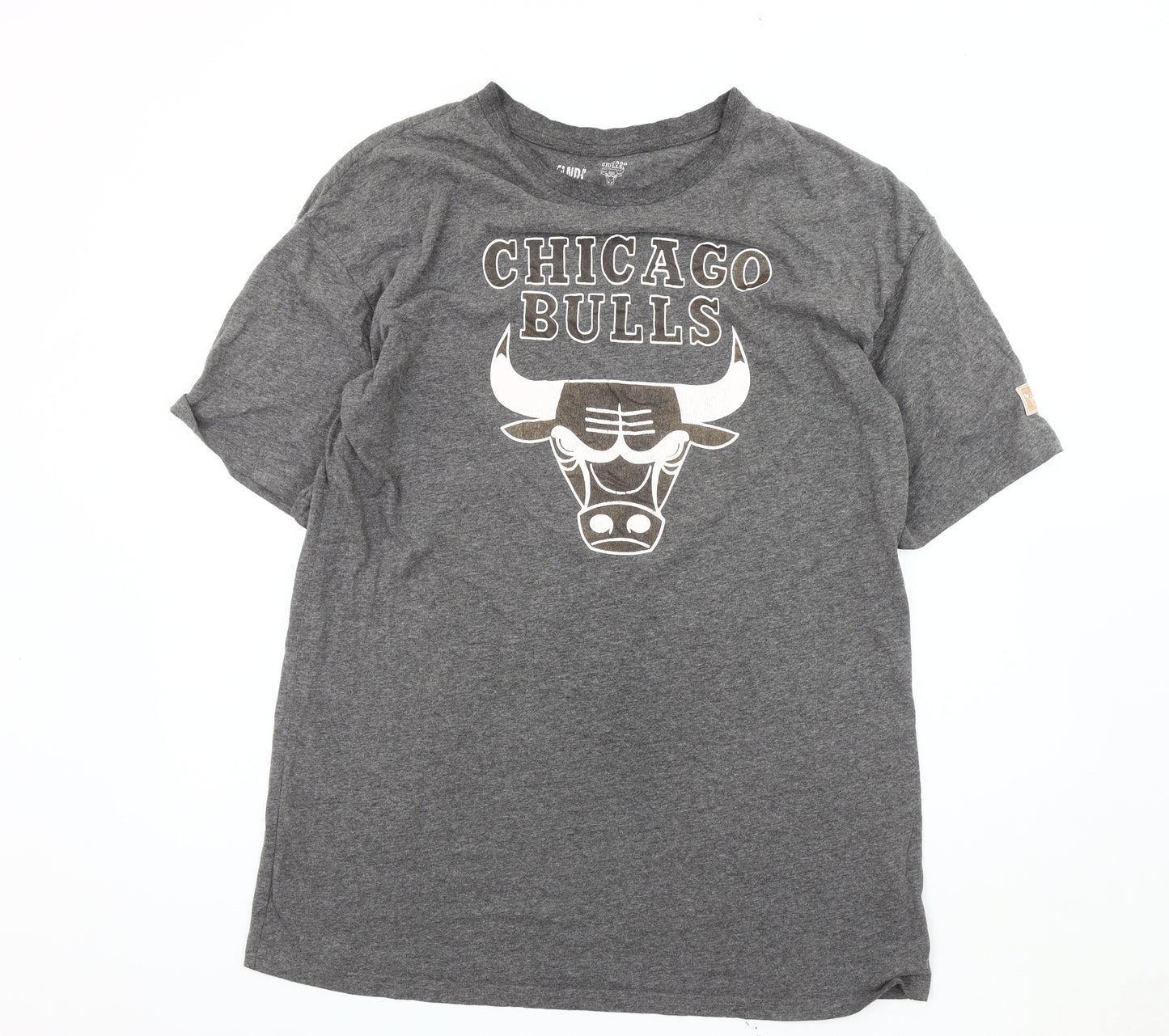 NBA Chicago Bulls Grey Unisex T-Shirt Size 10-12