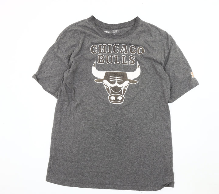 NBA Chicago Bulls Grey Unisex T-Shirt Size 10-12