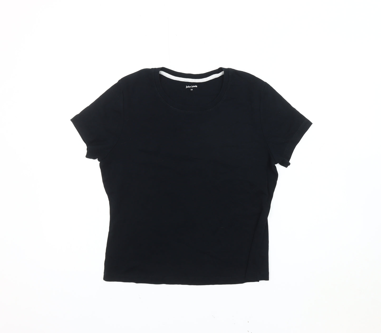 John Lewis Women's Black T-Shirt Size 14