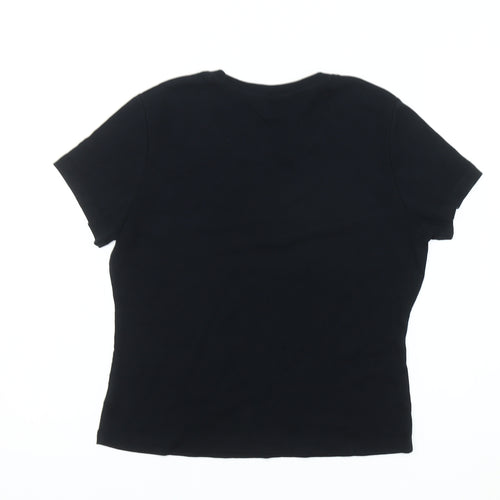 John Lewis Women's Black T-Shirt Size 14