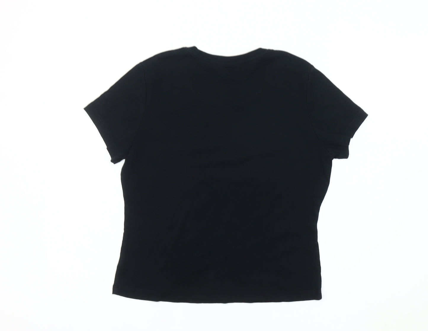 John Lewis Women's Black T-Shirt Size 14