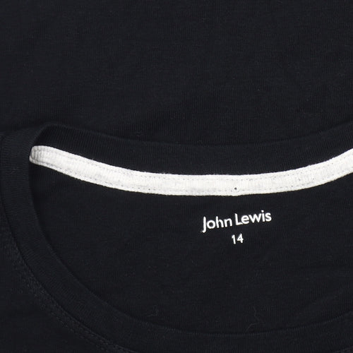 John Lewis Women's Black T-Shirt Size 14