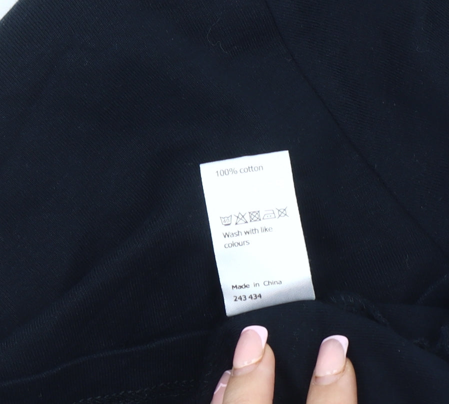 John Lewis Women's Black T-Shirt Size 14