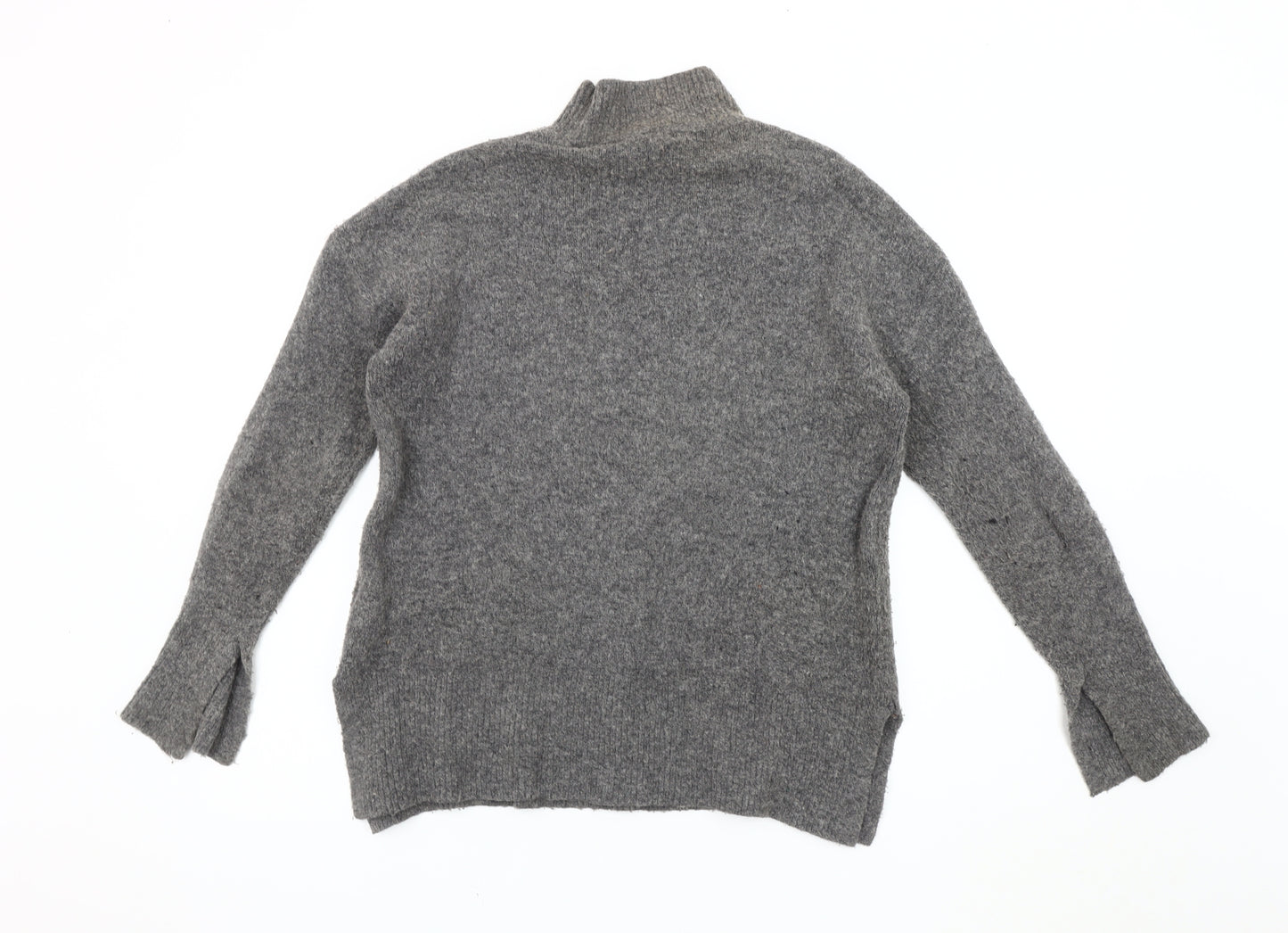 Marks and Spencer Women's Grey Animal Print Jumper M