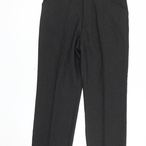 Greenwoods Men's Black Dress Pants 36 Regular Fit