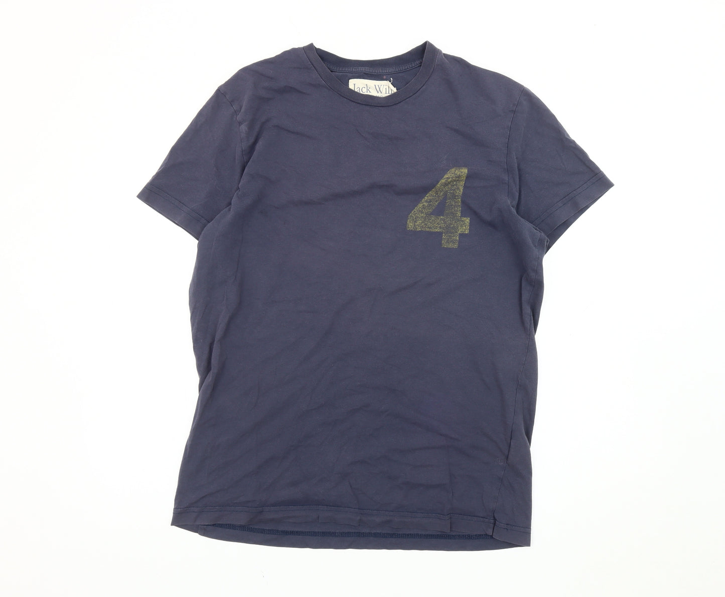 Jack Wills Men's Navy Graphic Print T-Shirt M