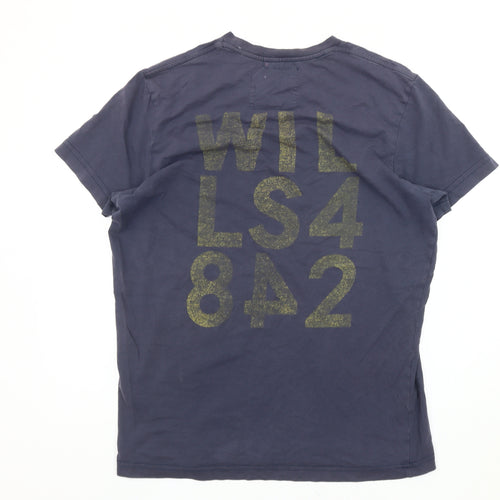 Jack Wills Men's Navy Graphic Print T-Shirt M