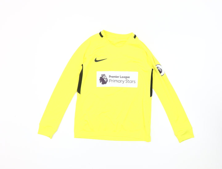 Nike Boys Yellow Football Jersey T-Shirt 10-12 Years