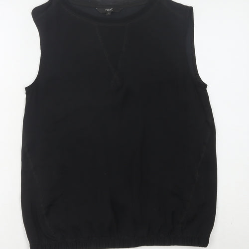 Next Women's Black Tank, Size 10, Crew Neck