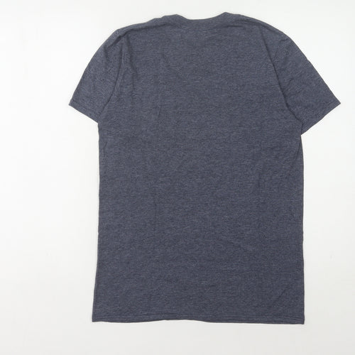 Route 66 Men's Grey Graphic Print T-Shirt - S