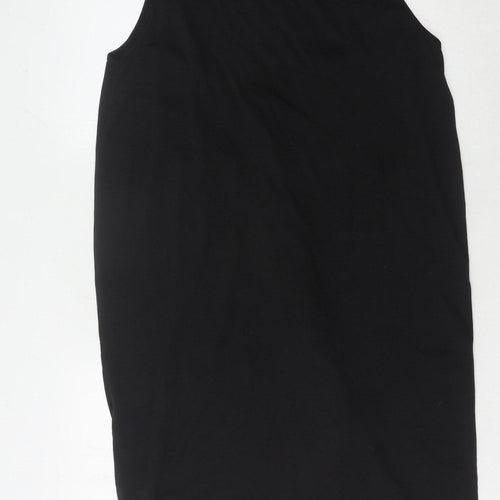 Wall Women's Black Sleeveless V-Neck Dress Size L