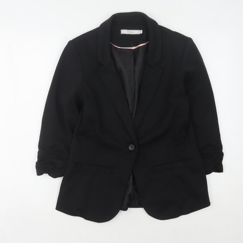 Fransa Women's Black Blazer, Size S, Business Wear
