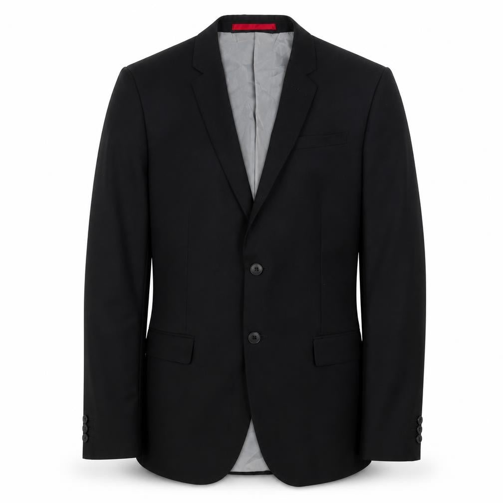 Front view of Marks & Spencer Men's Black Suit Jacket - M, Formal, Single-Breasted