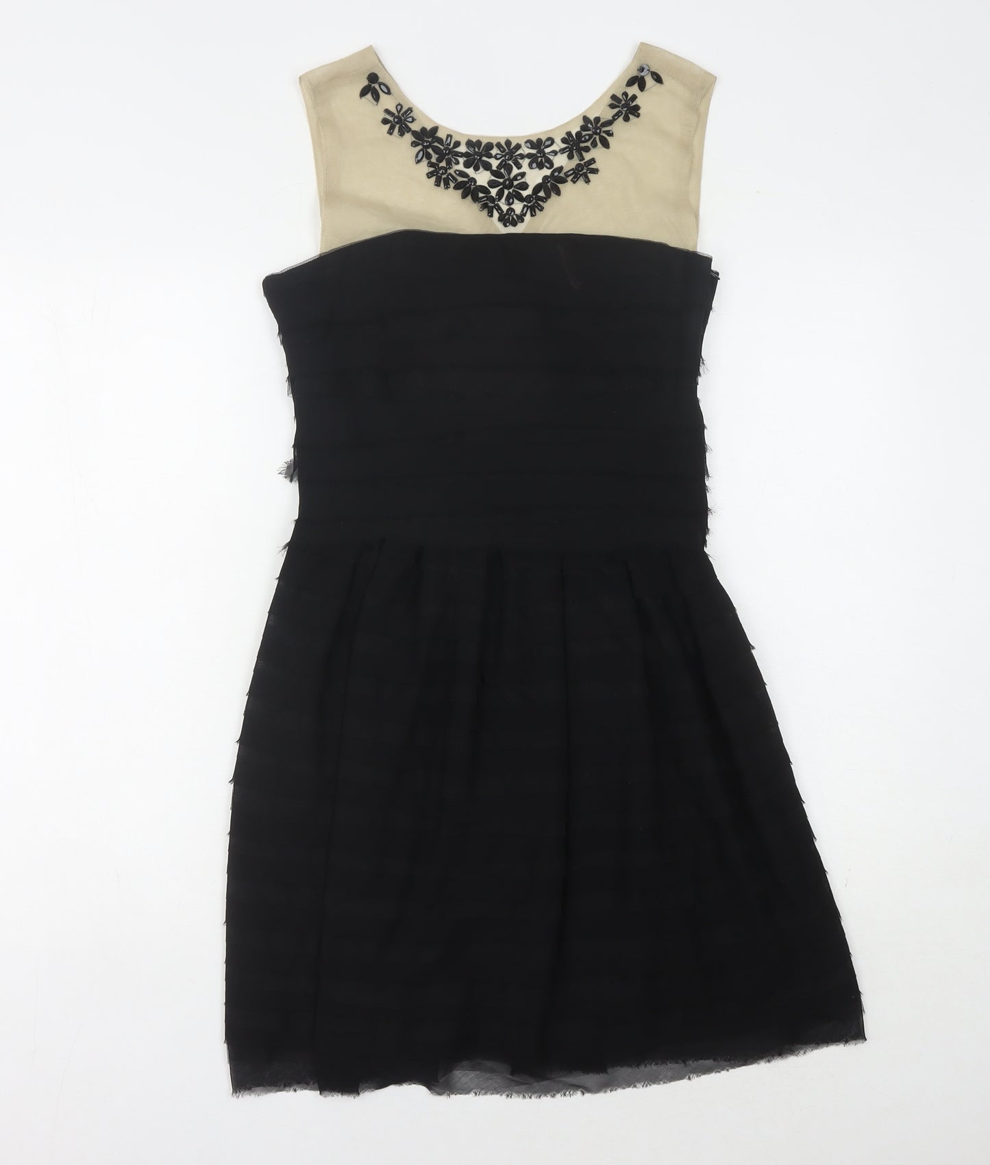 Jolie Moi Women's Black A-Line Dress, Size 10, Party
