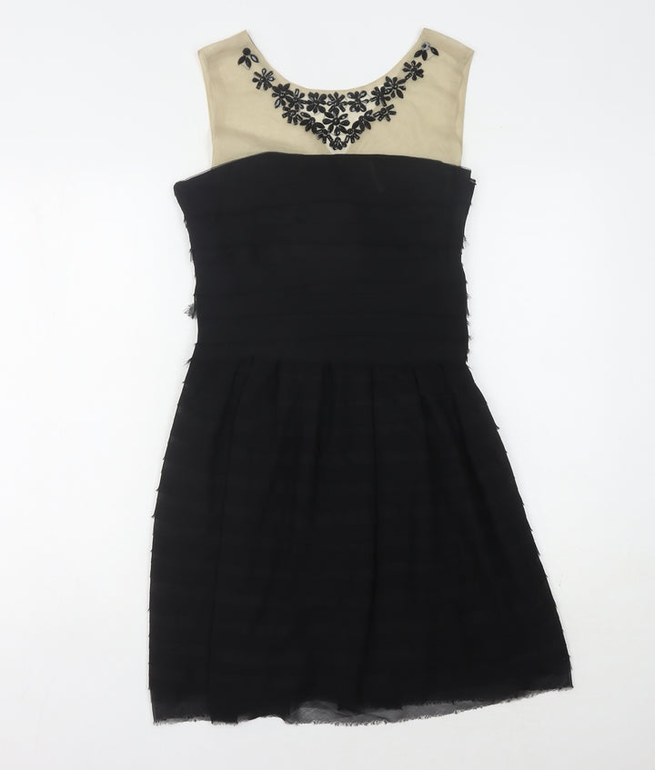 Jolie Moi Women's Black A-Line Dress, Size 10, Party