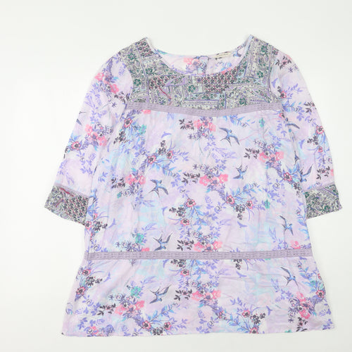 Marks and Spencer Women's Multicoloured Floral Blouse 18