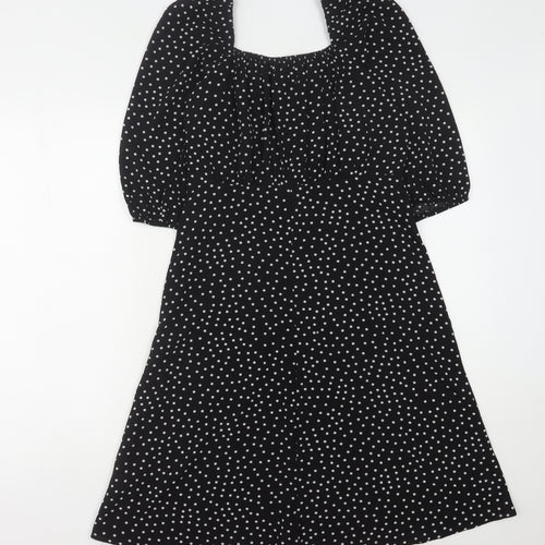 Stella Morgan Women's Black Polka Dot Dress Size 10