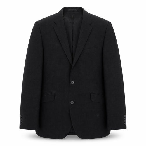 Tom English Men's Black Blazer, Size 42, Regular Fit